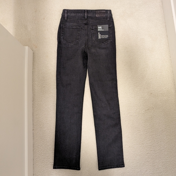*MOVING SALE*- NWT Paige Denim Sarah Slim Jeans- Black size 25 - Picture 5 of 7